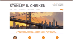 Desktop Screenshot of cheikenlaw.com